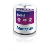 Pacote com 100 unidades dvd multilaser