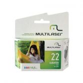 Cartucho 22 Multilaser Com 14,0 Ml