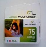 Cartucho 75 Multilaser Hp